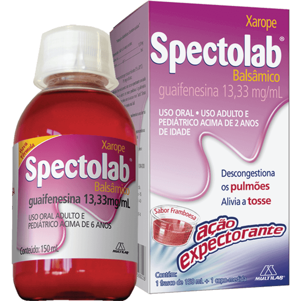 Spectolab Infantil Xarope 120ml - Multilab, FSL Farma