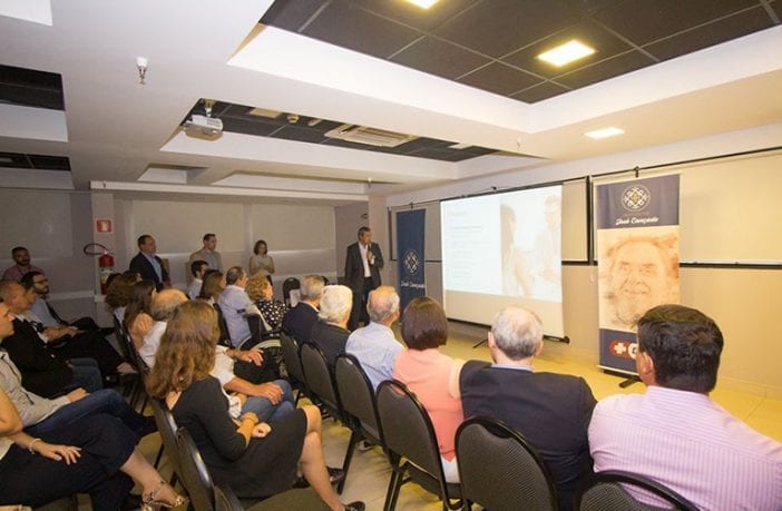 Marcelo Cançado conduziu a apresentação do Instituto