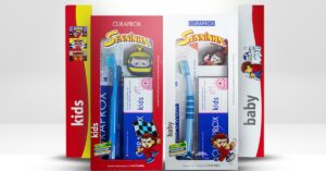 Curaprox lança kits de escovação do Senninha
